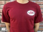 T-Shirt - New - Burgundy 1939 Flathead