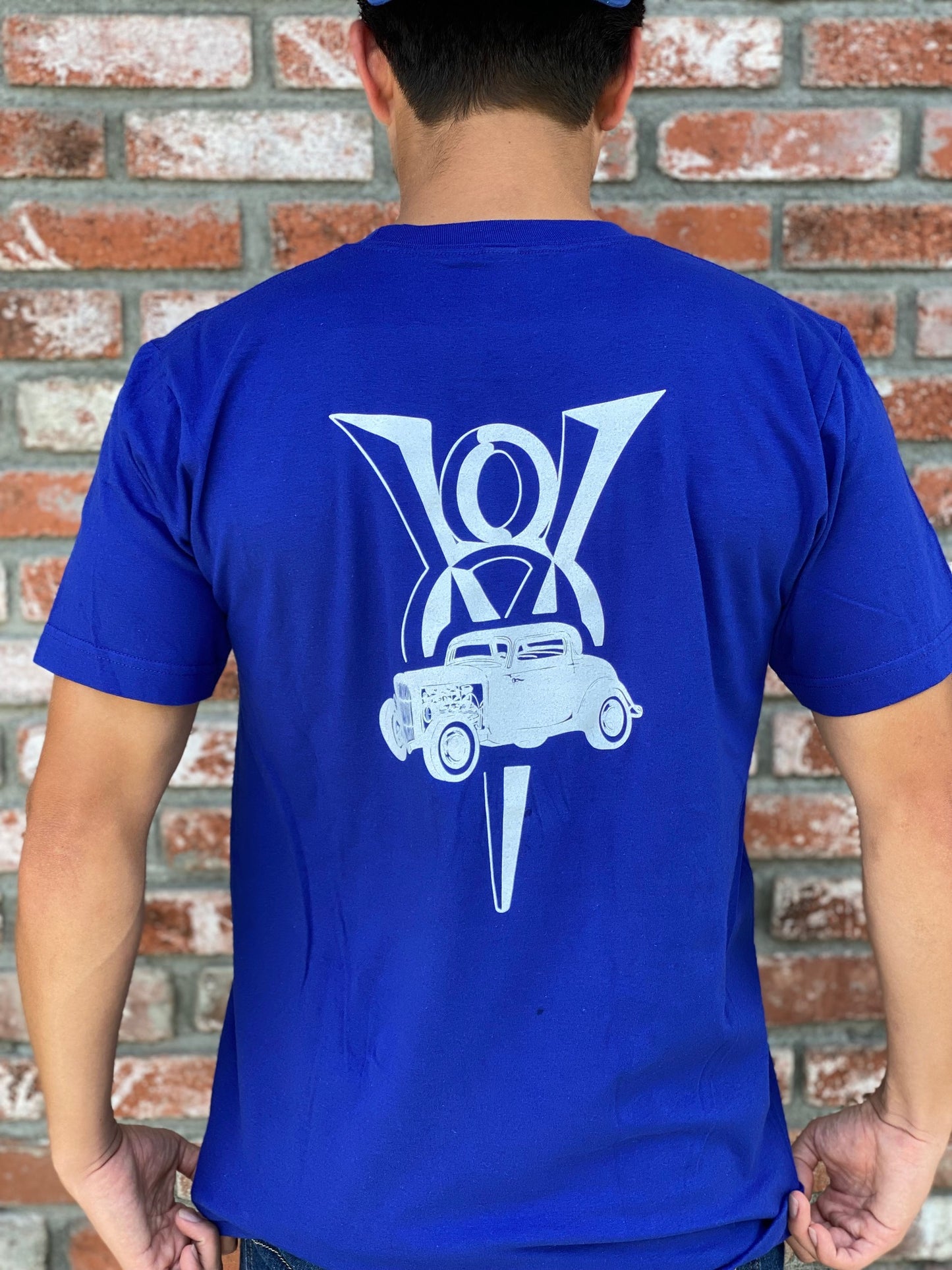 Blue V8 Shirt