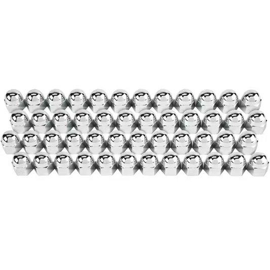 Covers- Chrome Hex-Set of 48 : 11/16"